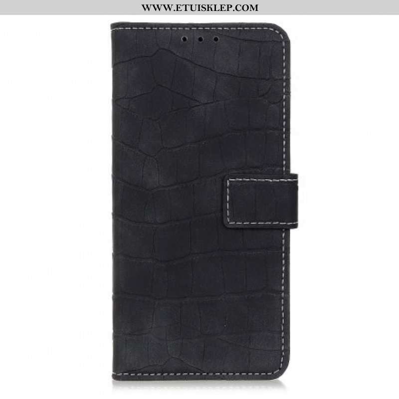 Etui Folio do OnePlus Nord CE 5G Skóra Krokodyla W Stylu Vintage